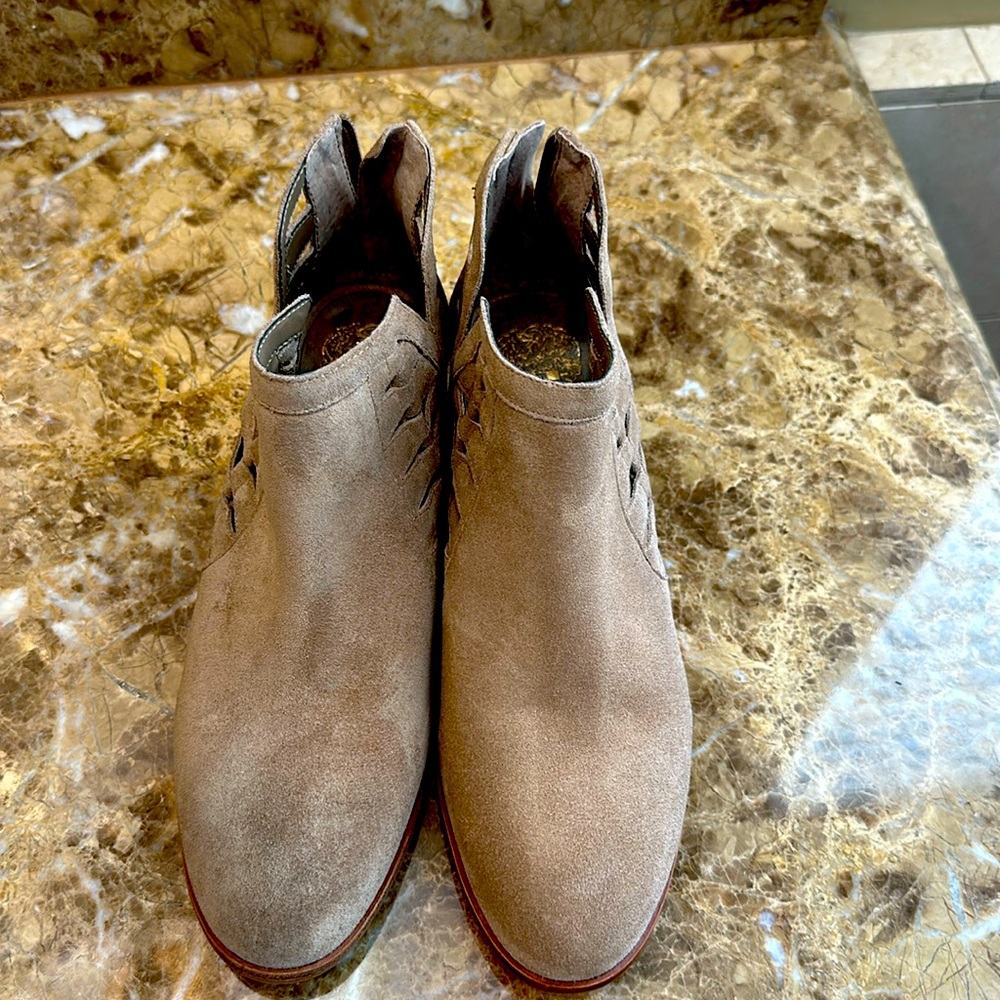 Women's suede booties